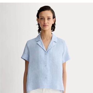 Everlane Women's Sky Blue Button Down Shirt